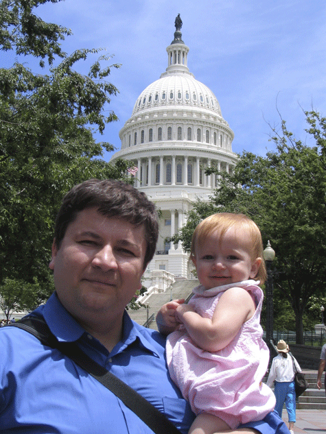 Dan and Ava at the Capitol